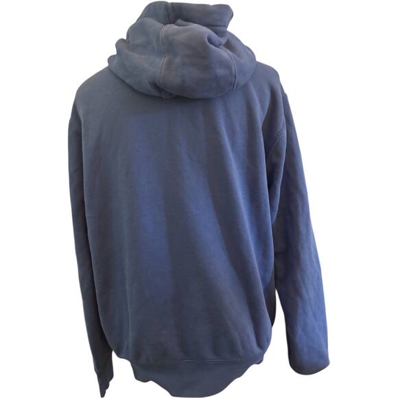 Nike Sportswear Club Fleece Pullover Hoodie, Blue, Men's Size Small - Picture 3 of 5